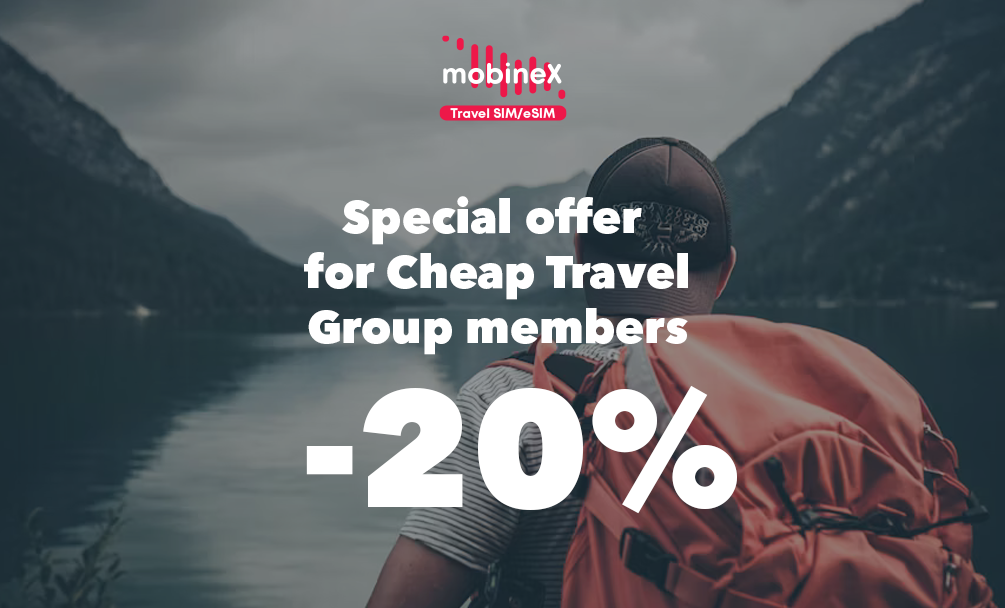 Special Discount from mobineX for CHEAP TRAVEL Group Members