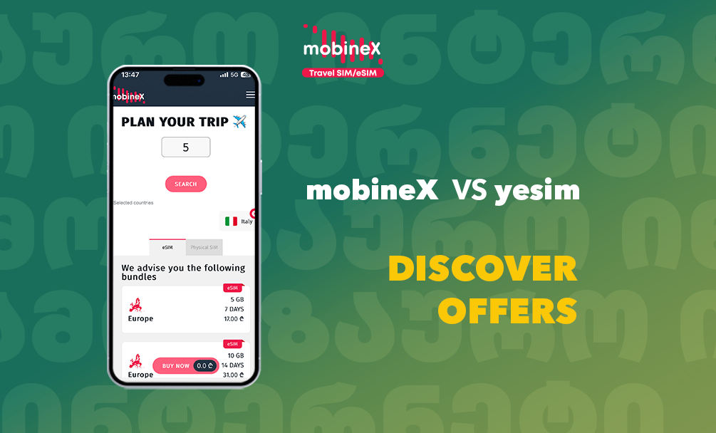 mobineX vs. Yesim – Discover Offers Tailored to You