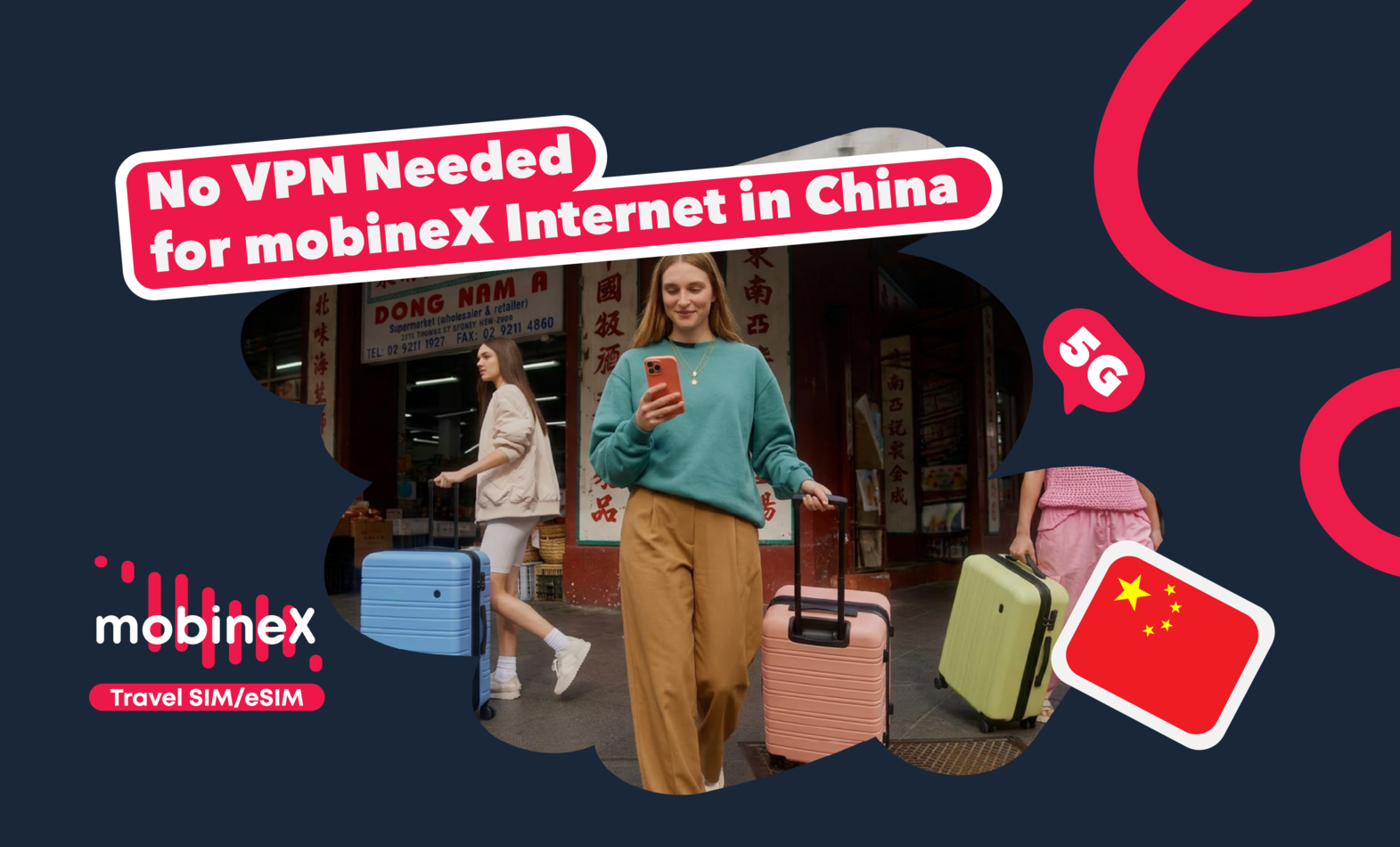 Use mobineX Roaming Internet in China Without a VPN